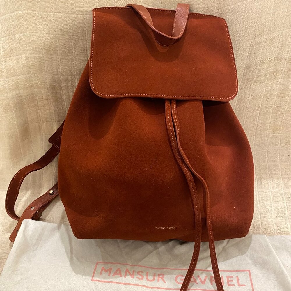 Mansur Gavriel Suede Backpack